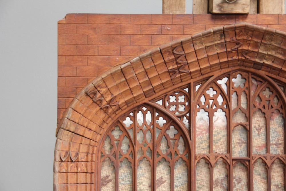 An early 20th century carved wooden model. View II