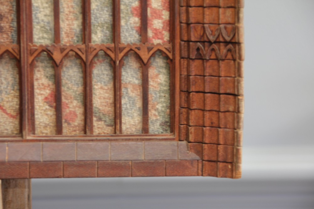 An early 20th century carved wooden model. View V