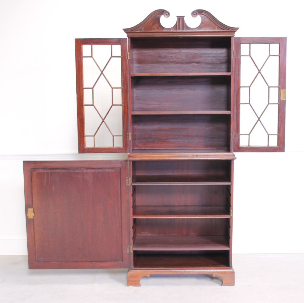 A 19th century mahogany bookcase. View VII