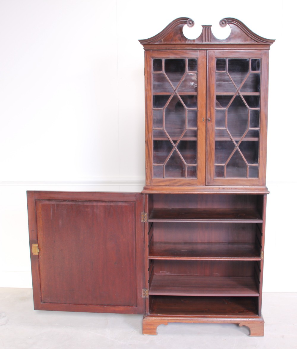 A 19th century mahogany bookcase. View IX