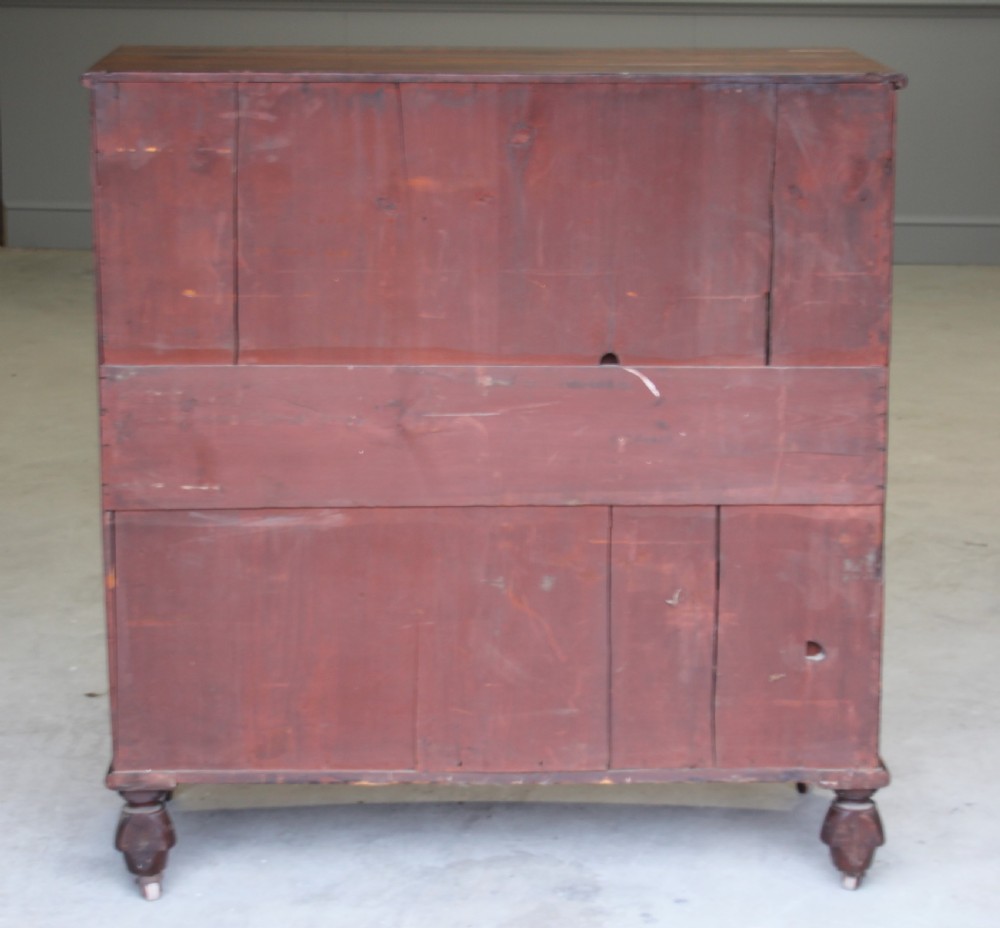 A William IV Mahogany Bow Breakfront chest of drawers View VIII