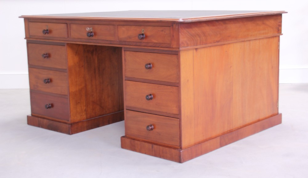 A Victorian Partners Desk. View VIII