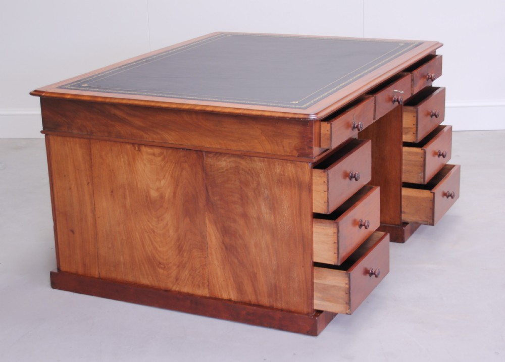 A Victorian Partners Desk. View XII