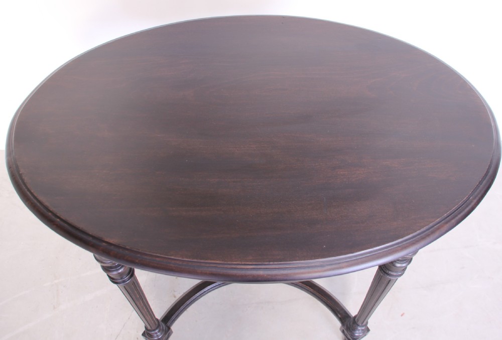 A 19th century ebonized table View VII