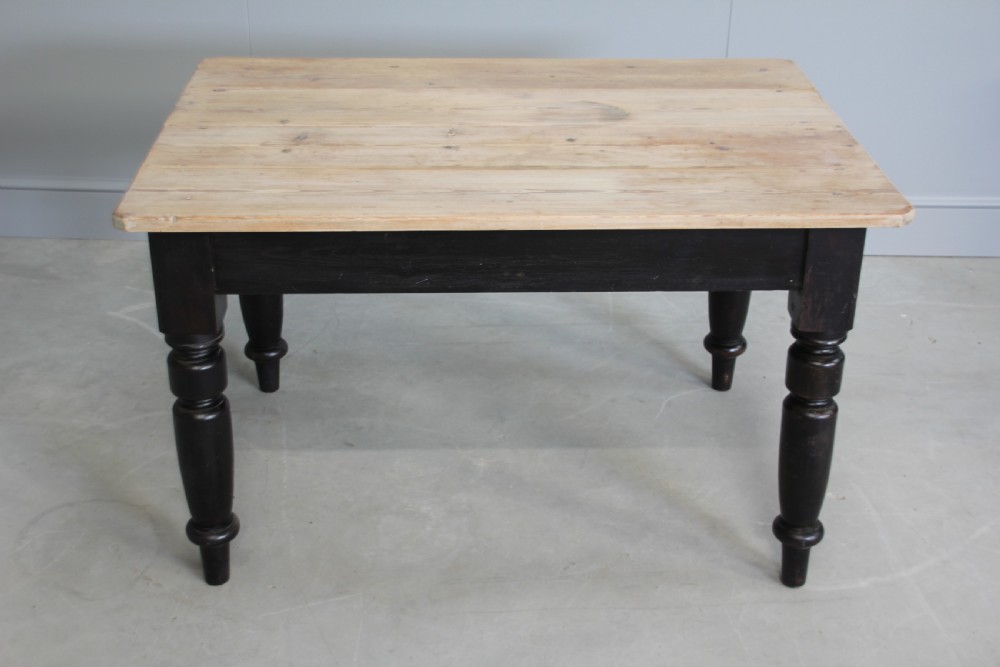 A VICTORIAN PINE TABLE View VIII