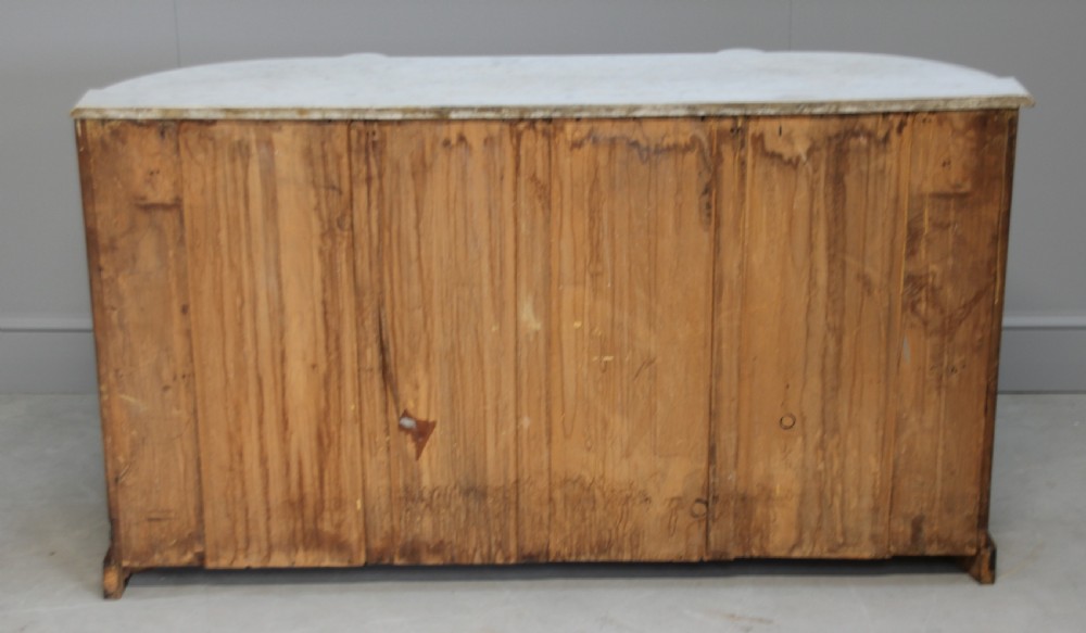 A VICTORIAN BURR WALNUT CREDENZA. View IX