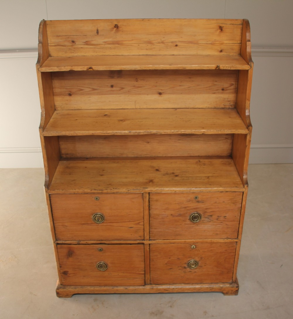 AN EARLY 19TH CENTURY PINE CHIFFONIER View VI