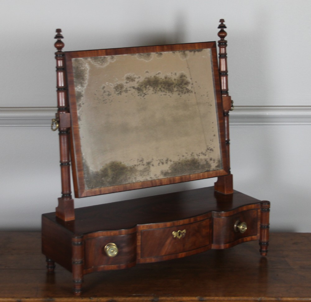 A REGENCY MAHOGANY SWING MIRROR View IV