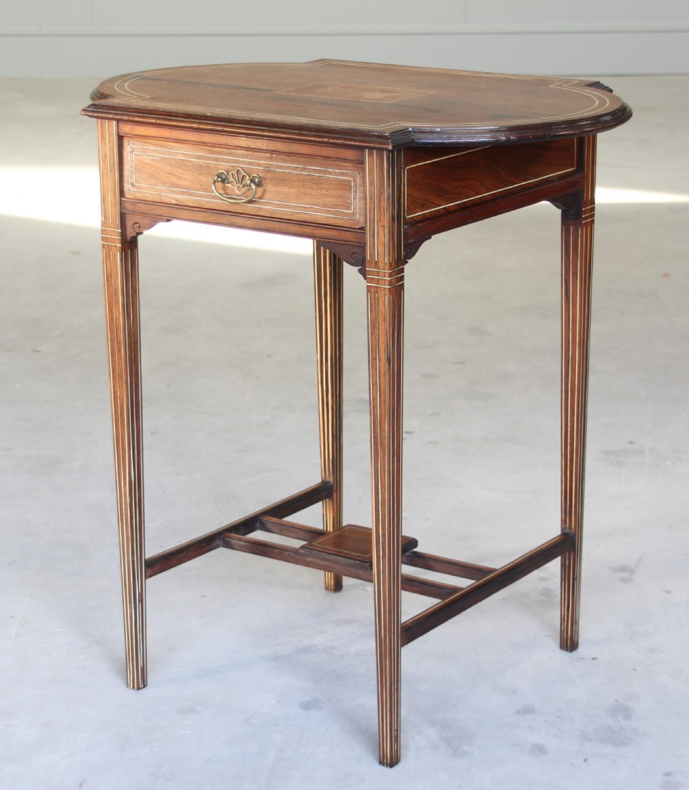A ROSEWOOD SIDE TABLE View IV