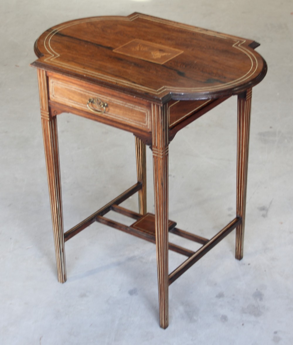 A ROSEWOOD SIDE TABLE View V