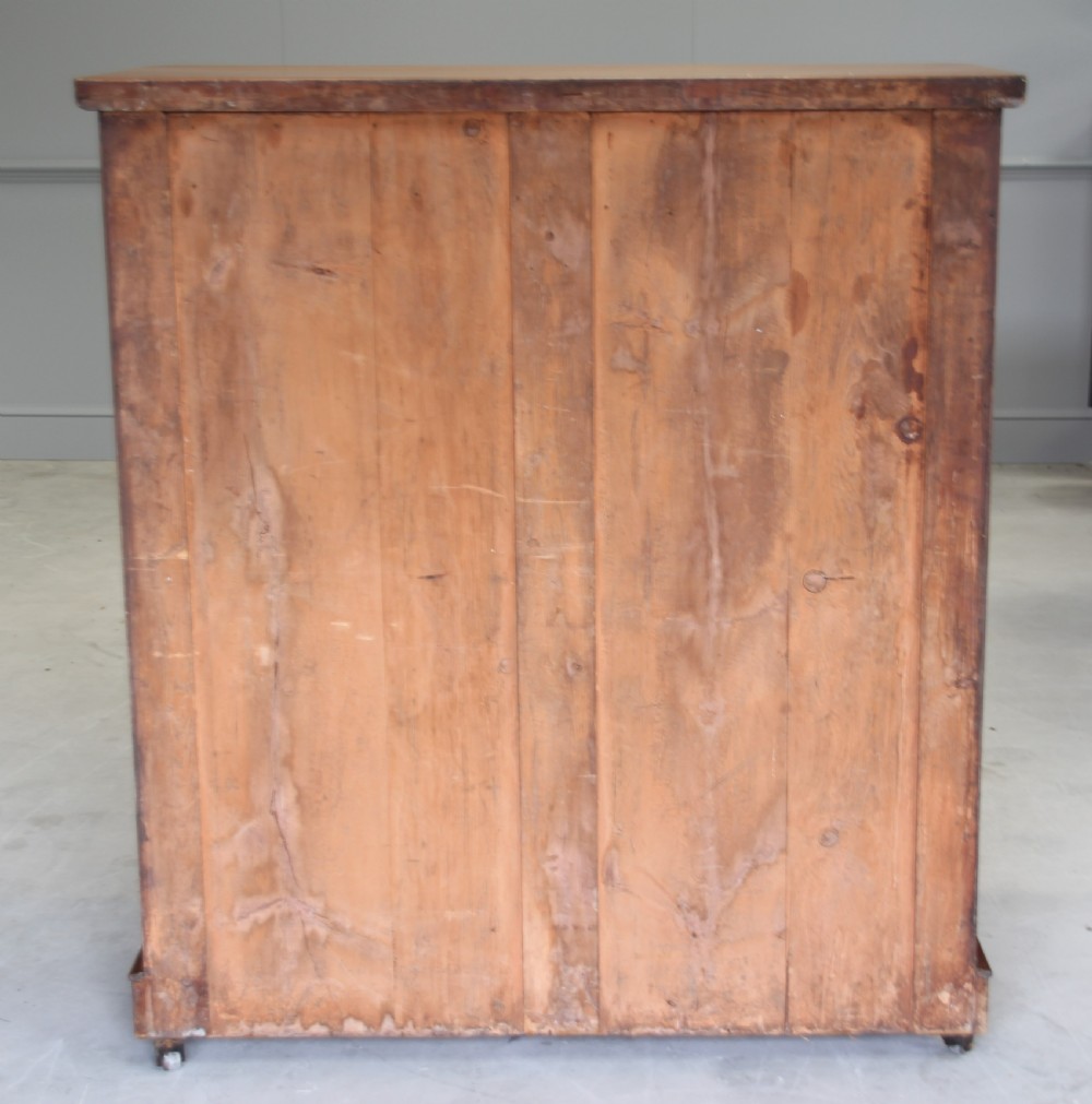 A LARGE VICTORIAN MAHOGANY CHEST OF DRAWERS View VII
