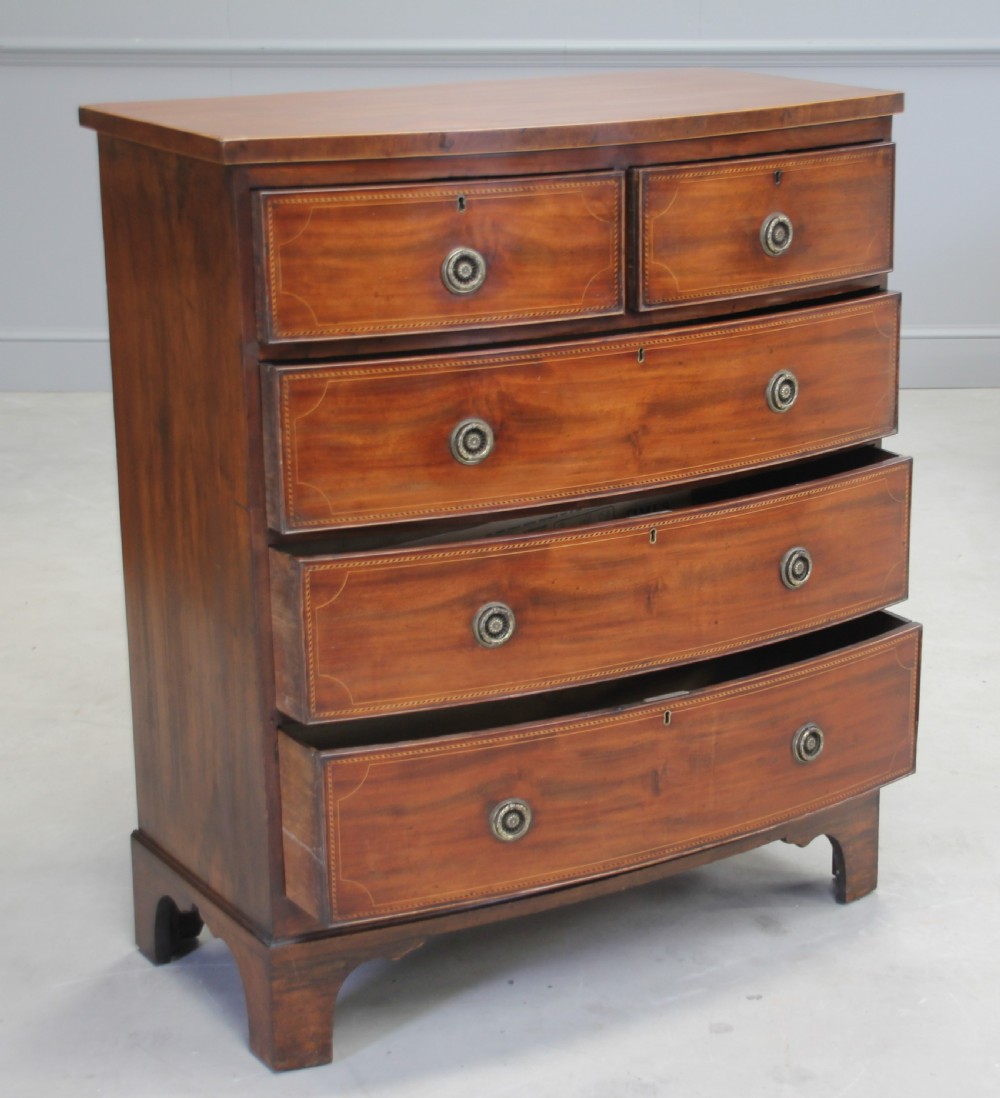 A GEORGAIN MAHOGANY CHEST OF DRAWEWRS View IV