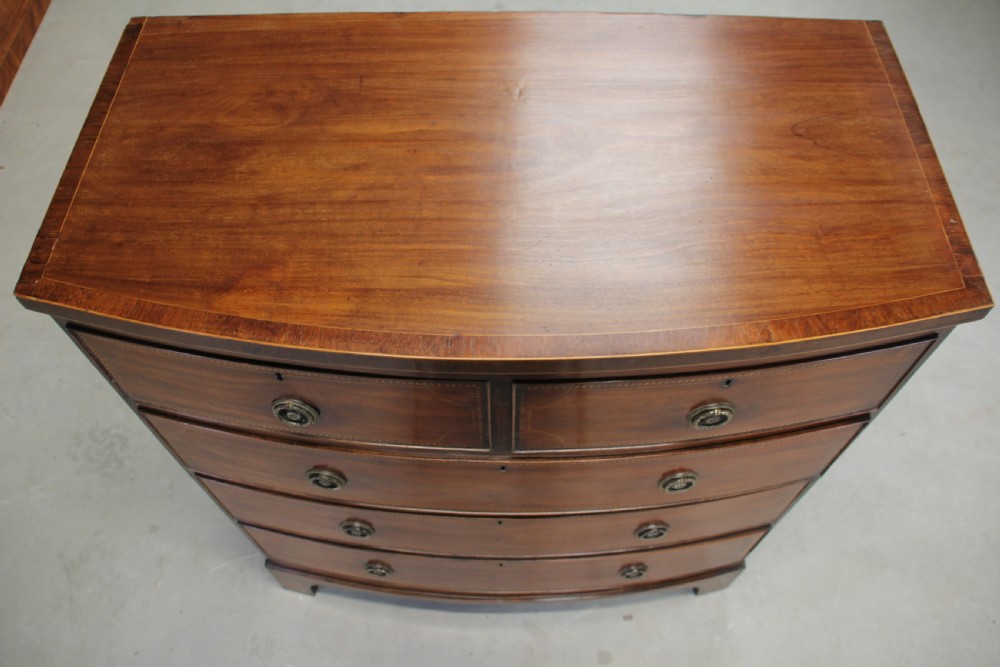 A GEORGAIN MAHOGANY CHEST OF DRAWEWRS View VI