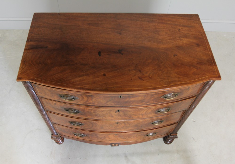 A WILLIAM IV MAHOGANY CHEST OF DRAWERS View VIII