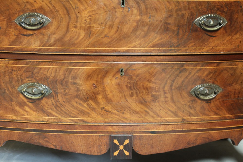 A WILLIAM IV MAHOGANY CHEST OF DRAWERS View IX