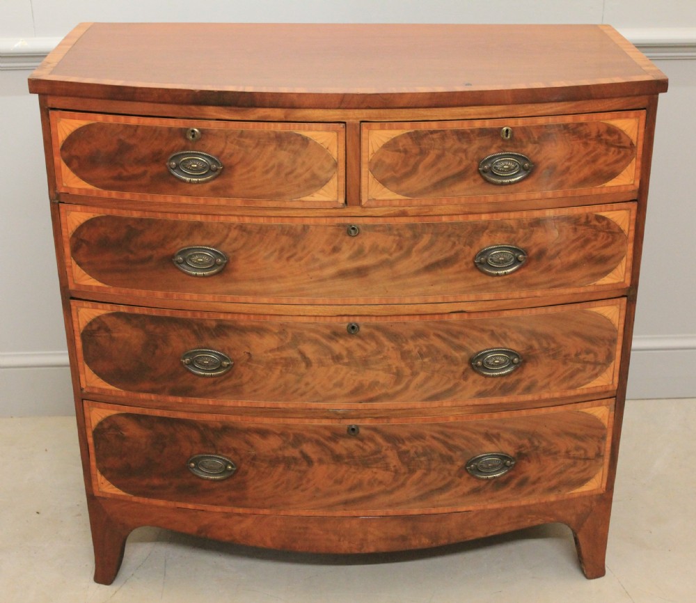 A REGENCY MAHOGANY CHEST OF DRAWERS View VI