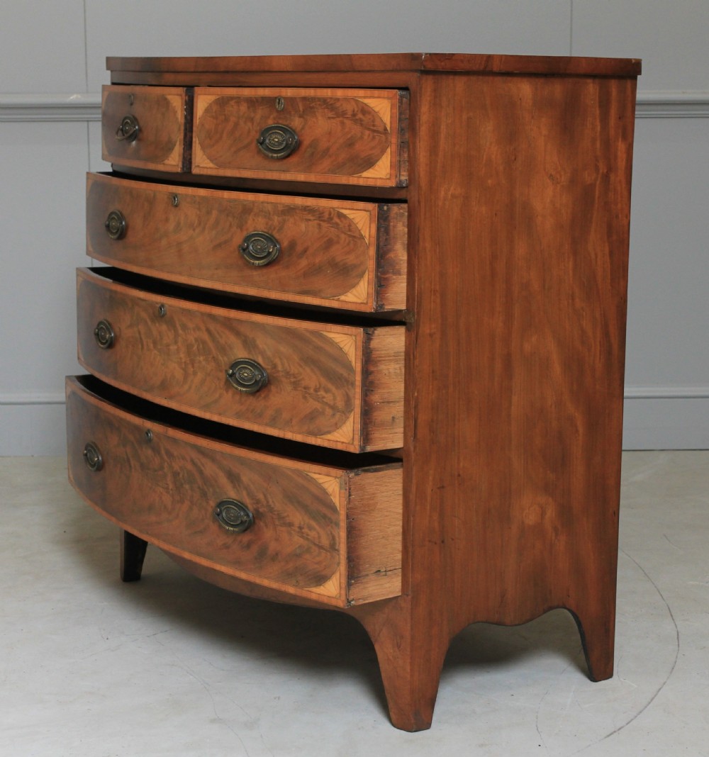 A REGENCY MAHOGANY CHEST OF DRAWERS View VIII