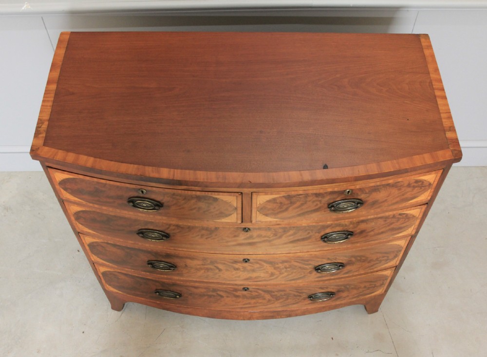 A REGENCY MAHOGANY CHEST OF DRAWERS View IX