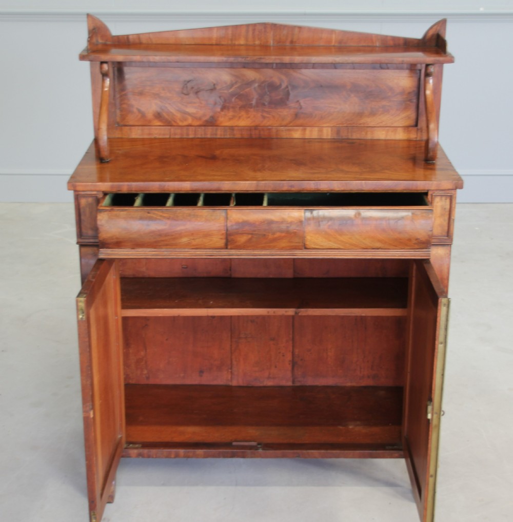 A WILLIAM IV FLAME MAHOGANY CHIFFONIER View VI