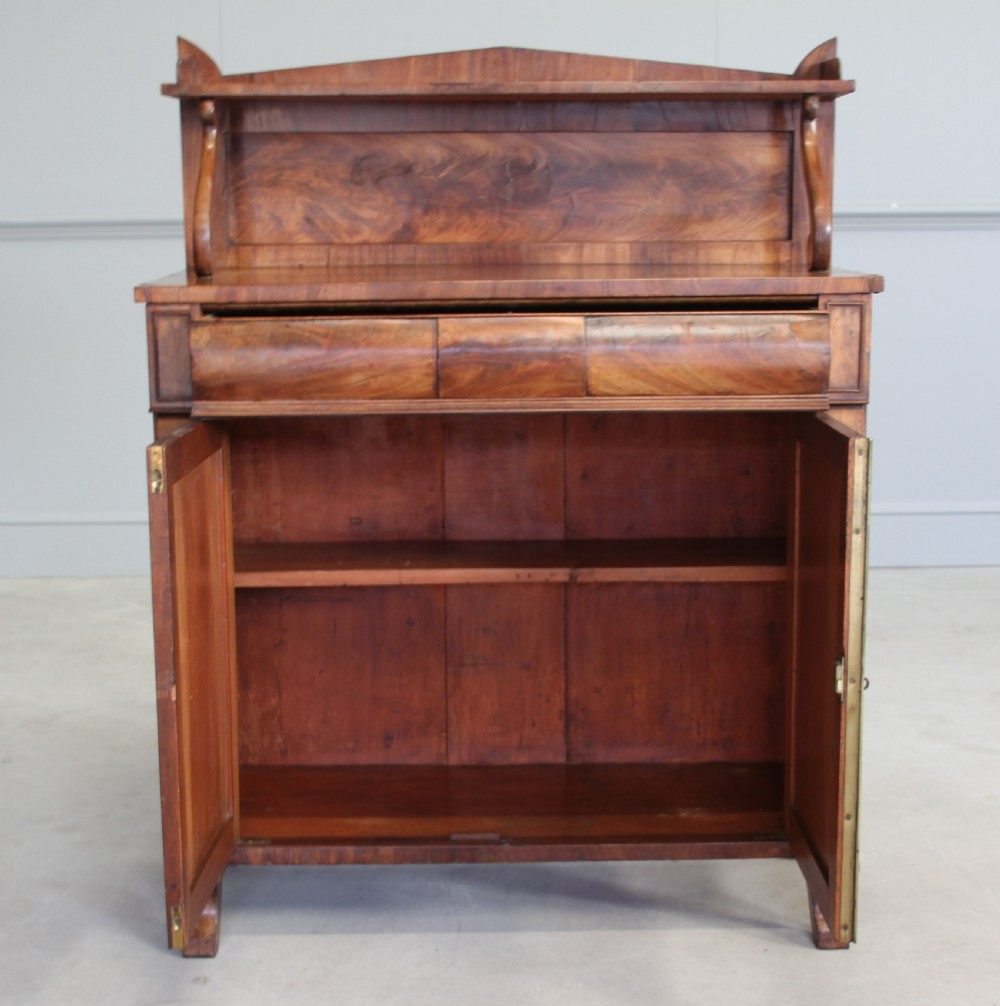 A WILLIAM IV FLAME MAHOGANY CHIFFONIER View VII