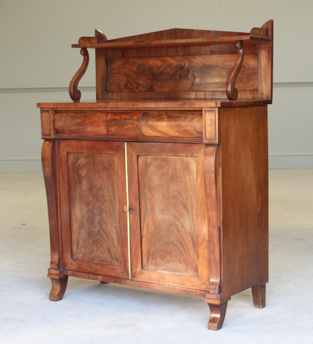 A WILLIAM IV FLAME MAHOGANY CHIFFONIER View VIII