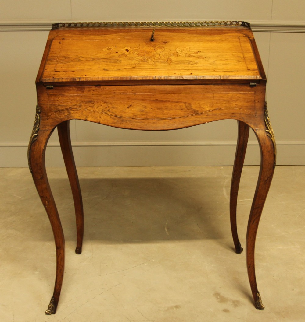 A 19th century rosewood bureau de dame View II