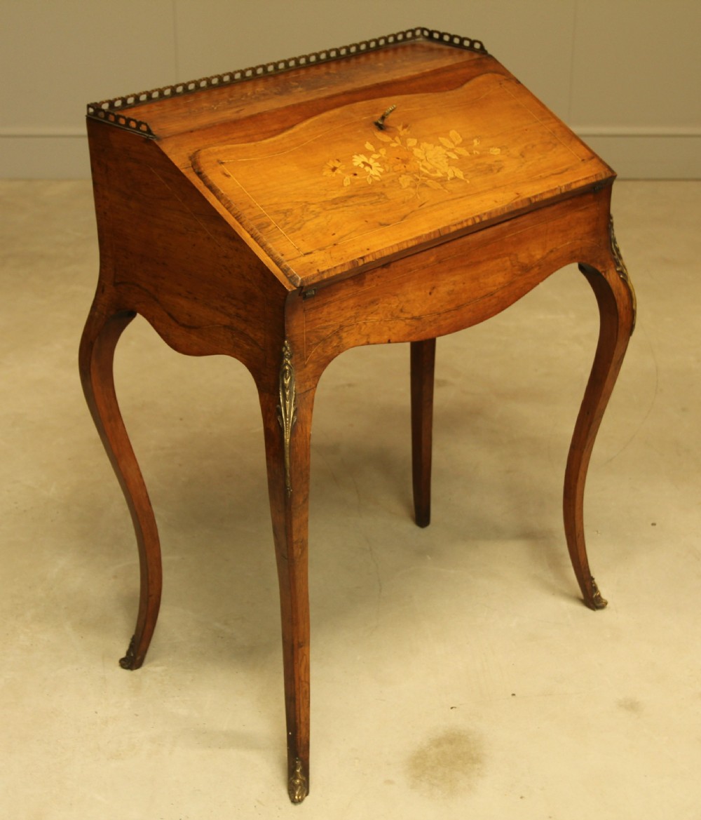 A 19th century rosewood bureau de dame View IV