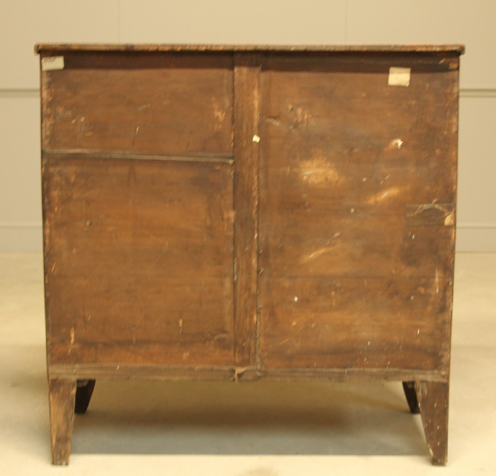 A REGENCY MAHOGANY BOW FRONTED CHEST OF DRAWERS View XI