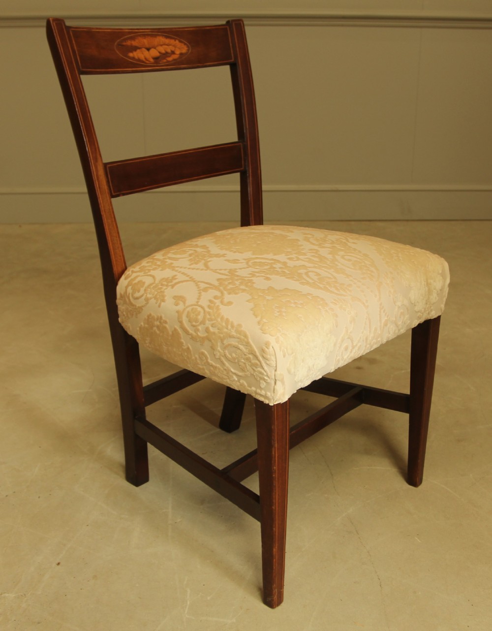 A SET OF SIX 19TH CENTURY INLAID DINING CHAIRS View VII