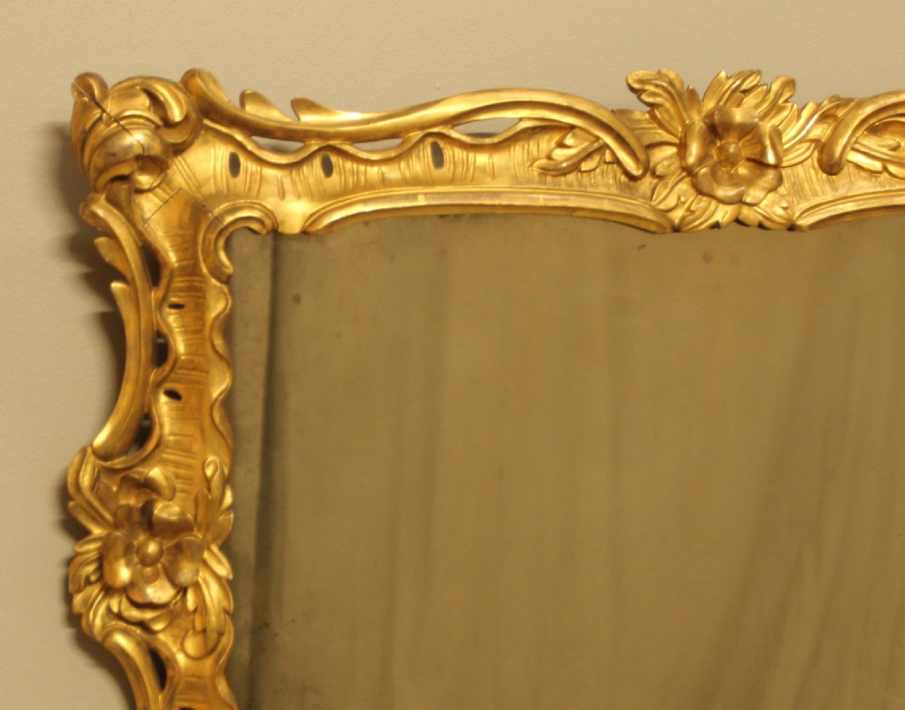 A GEORGIAN GILTWOOD MIRROR View VII