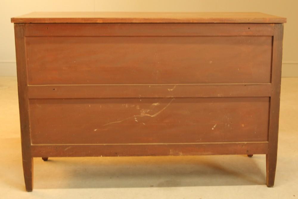 AN EDWARDIAN MAHOGANY CHEST OF DRAWERS View IX