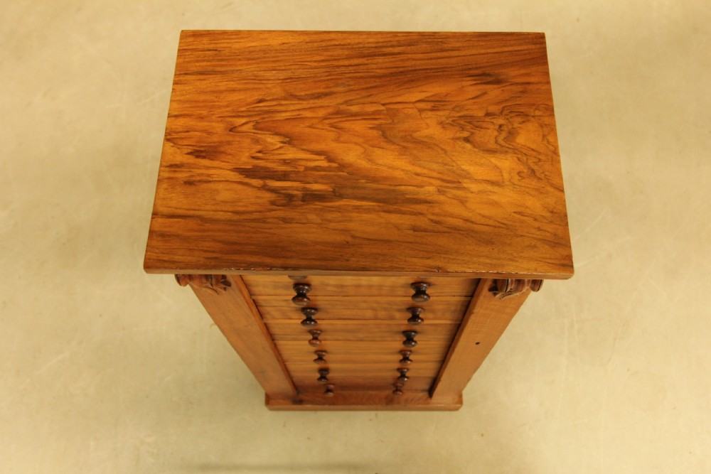 A Victorian rosewood wellington chest  View IX
