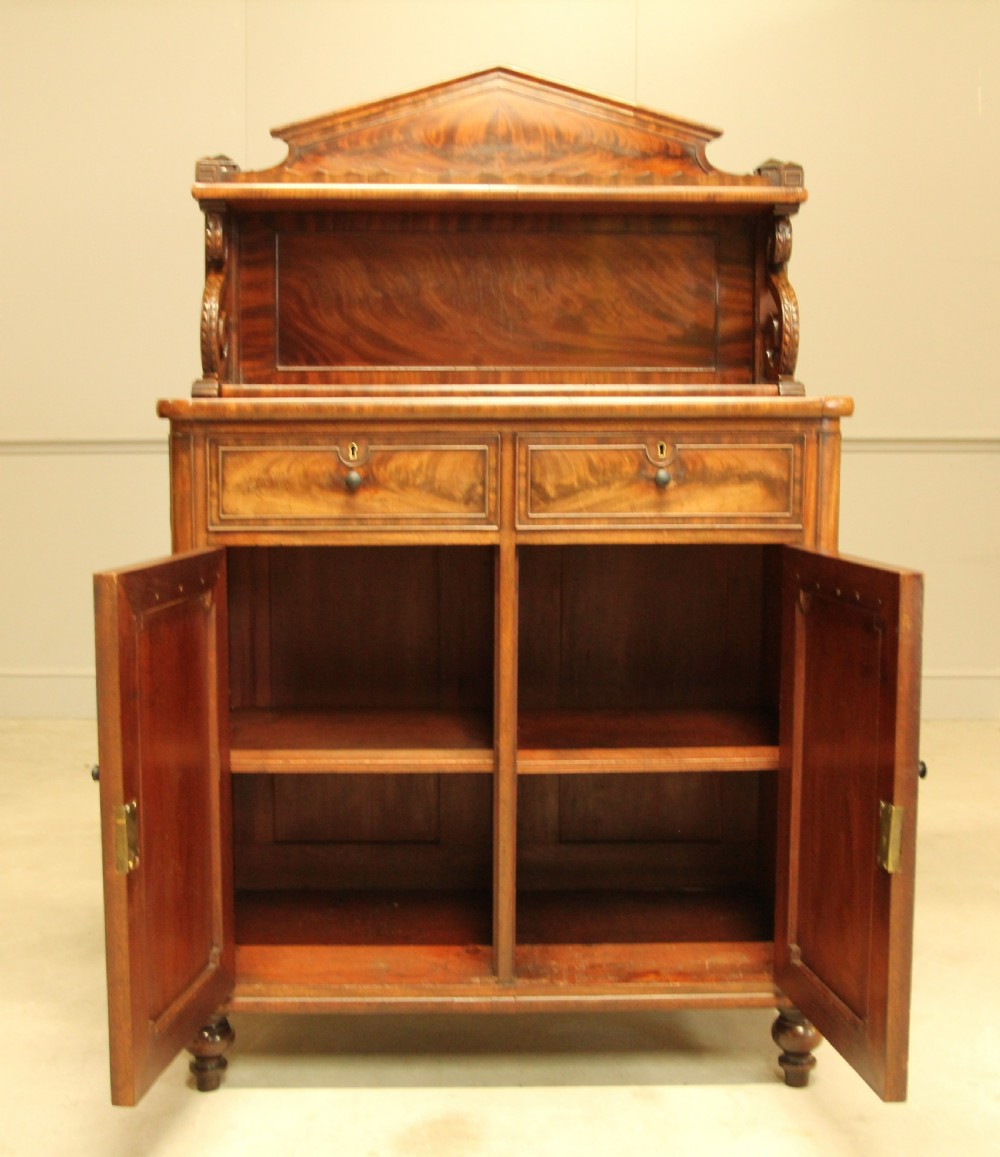 A GEORGE IV MAHOGANY CHIFFONIER View VII