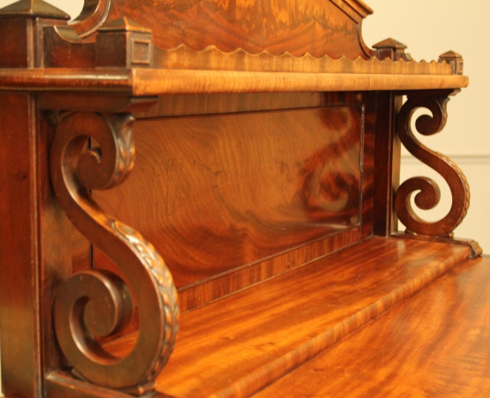 A GEORGE IV MAHOGANY CHIFFONIER View X