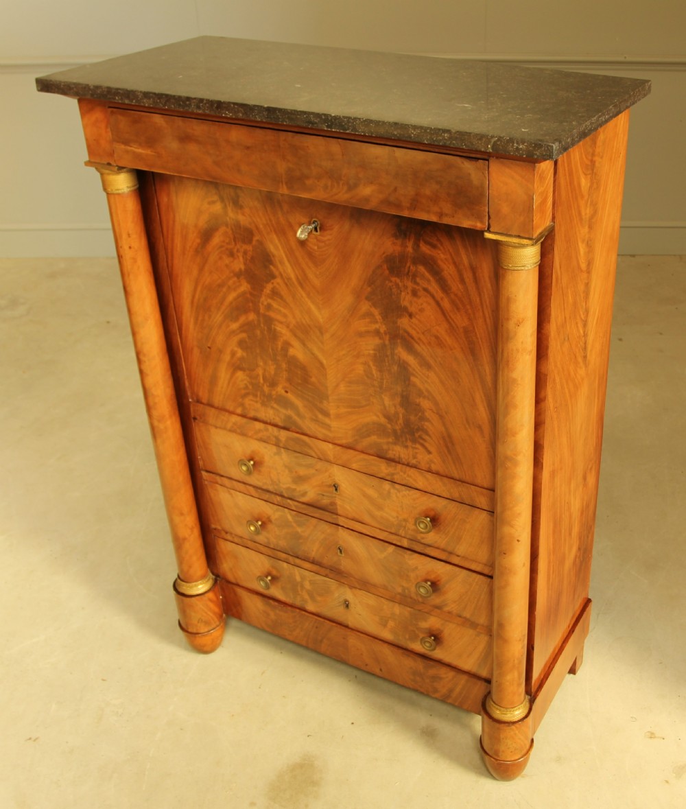 AN EARLY FRENCH MAHOGANY ESCRITOIRE View IV