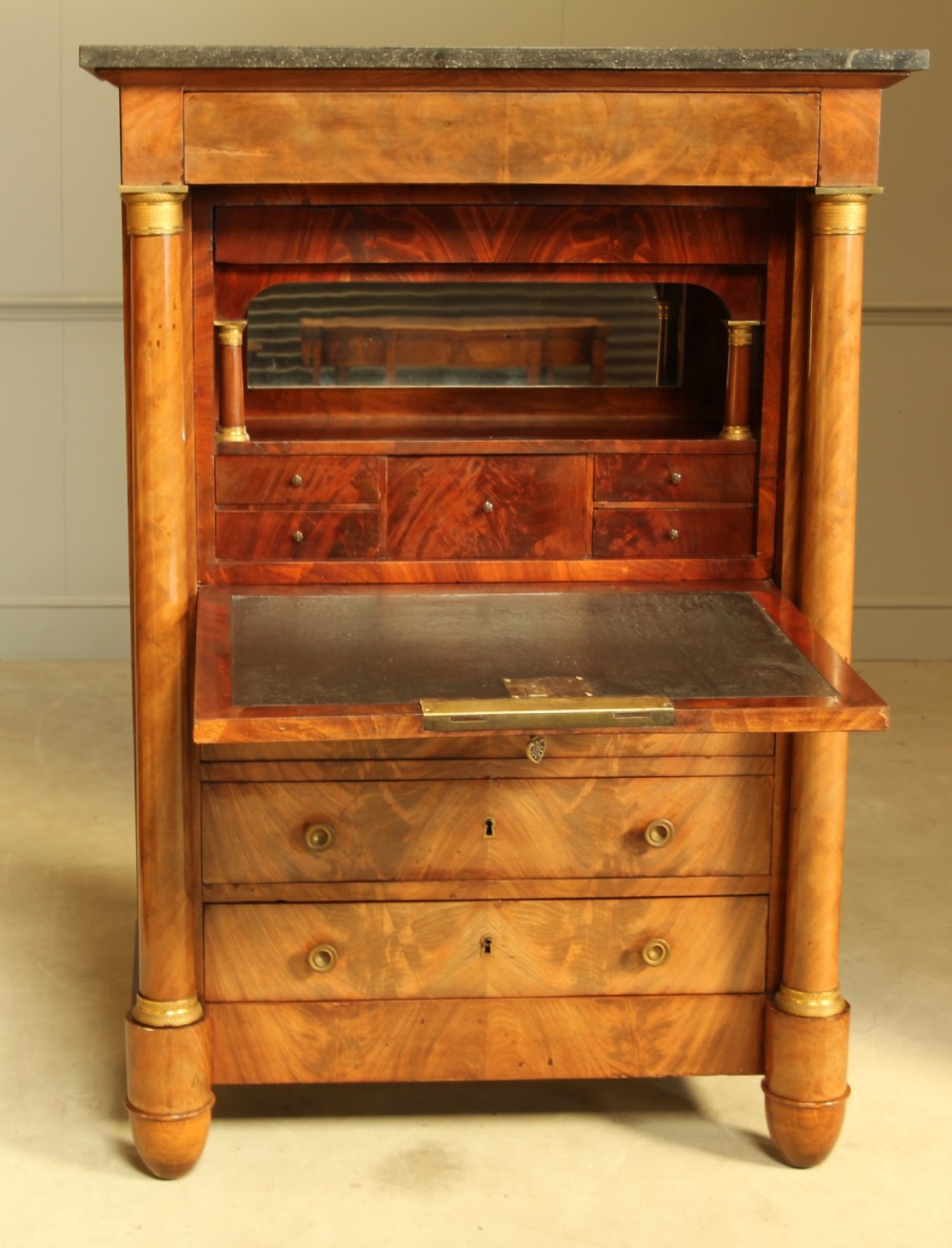 AN EARLY FRENCH MAHOGANY ESCRITOIRE View VI