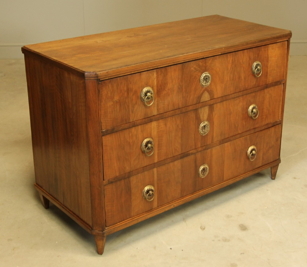 A 19th century walnut chest of drawers View III