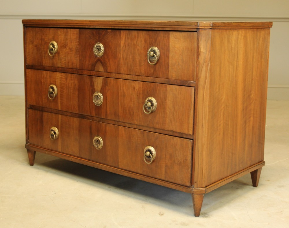 A 19th century walnut chest of drawers View V