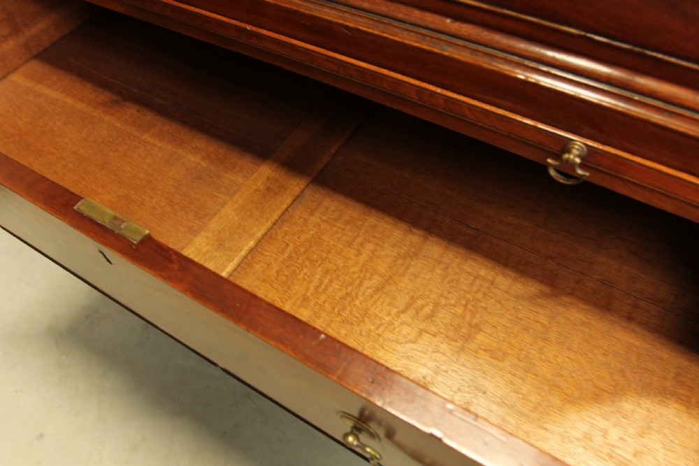 A REGENCY MAHOGANY TALL BOY. View VII