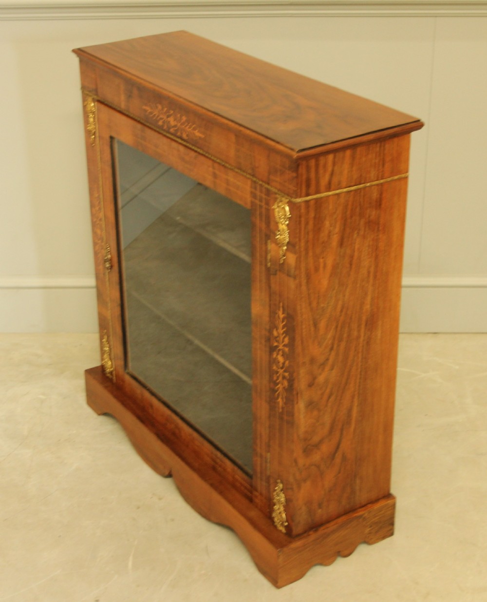 A VICTORIAN ROSEWOOD INLAID PIER CABINET. View IV