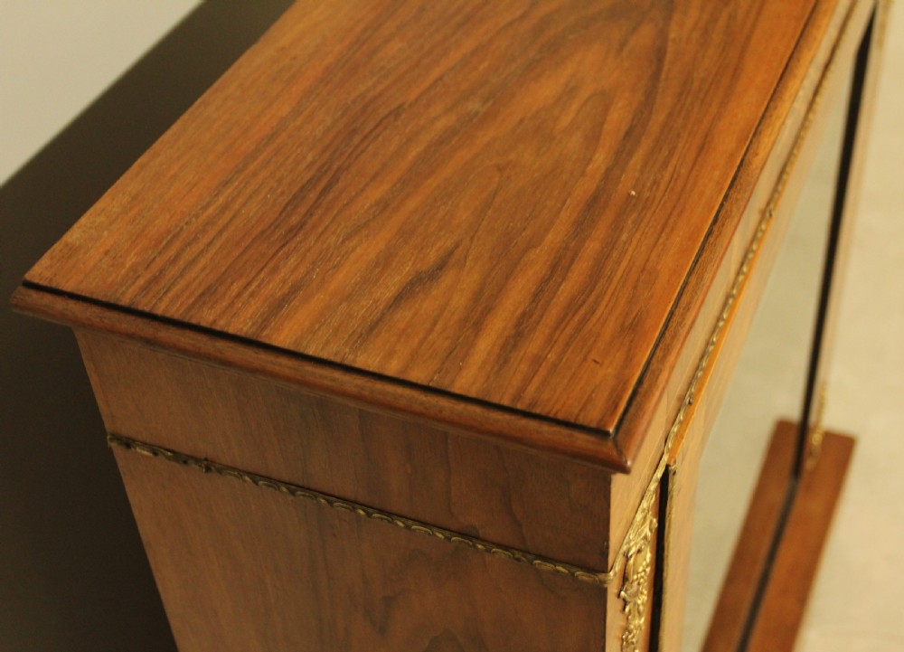 A VICTORIAN ROSEWOOD INLAID PIER CABINET. View IX