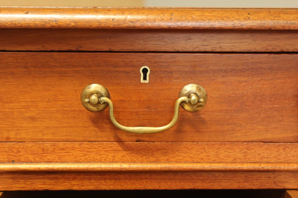 A Victorian mahogany twin pedestal desk.  View XI