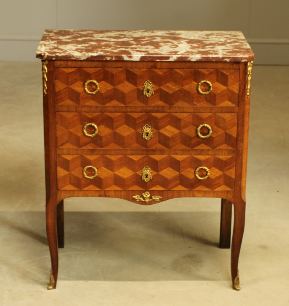 A 19TH Century Small French chest of drawers / Antique commode  View IV