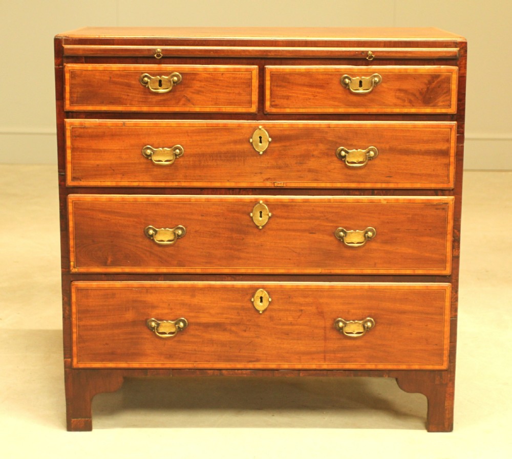 A 19th century mahogany Bachelor chest of drawers