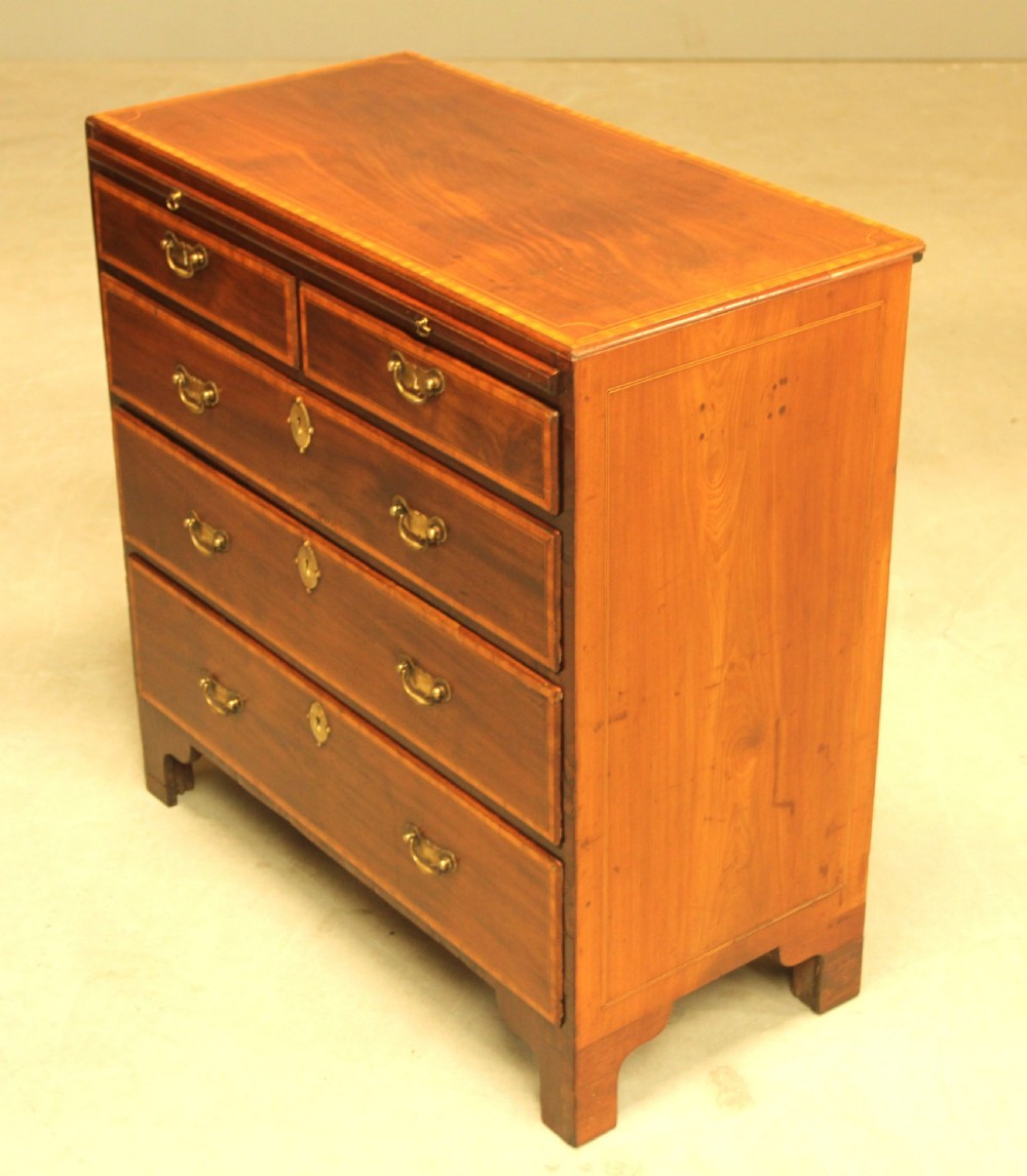 A 19th century mahogany Bachelor chest of drawers View VI