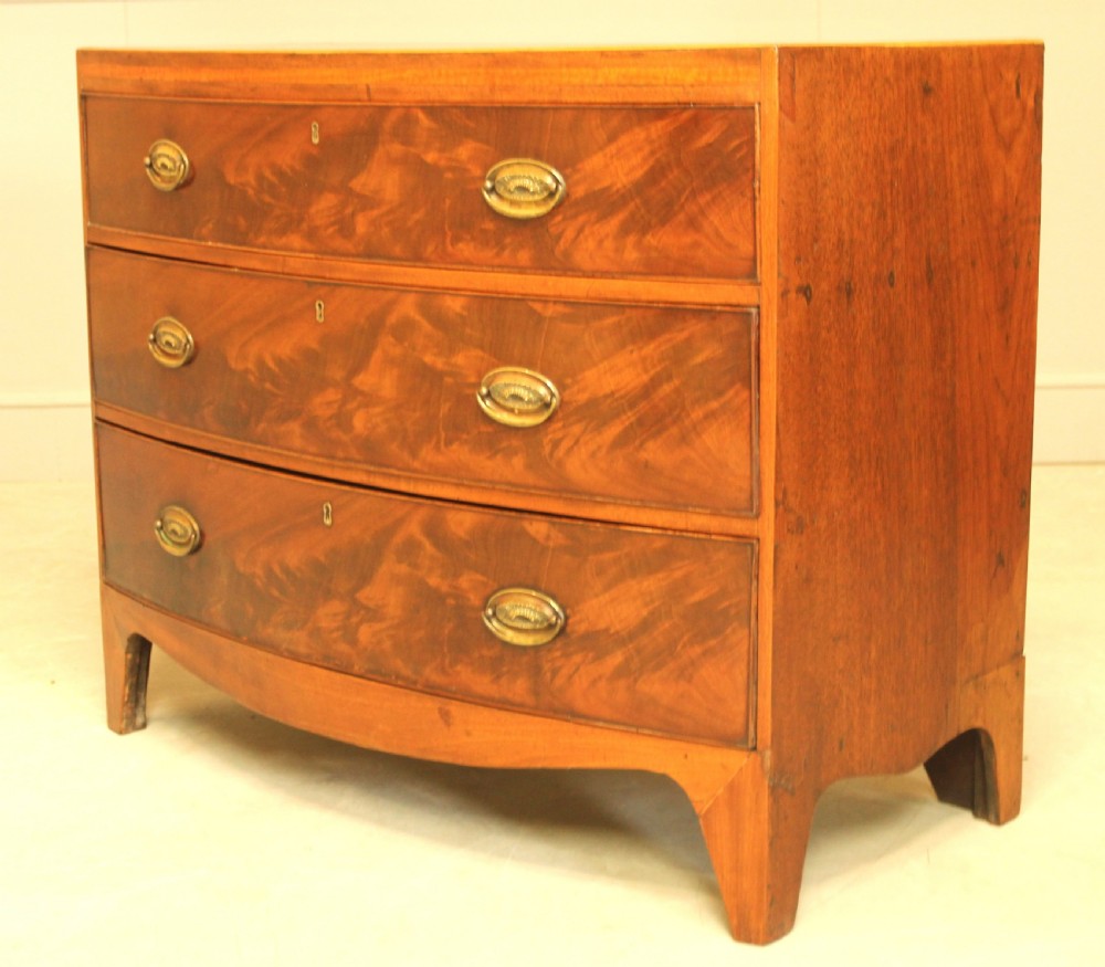 Antique mahogany Georgian chest of drawers View IV