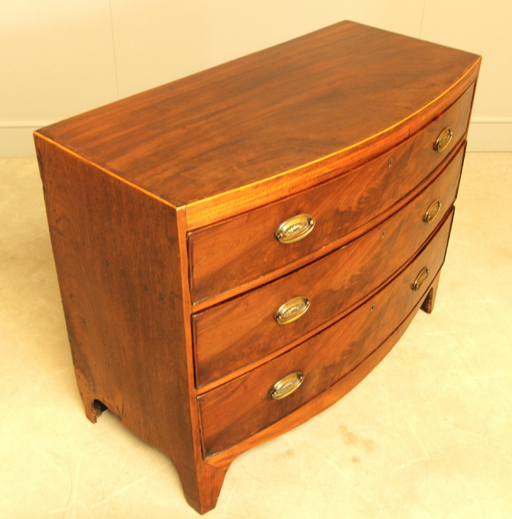 Antique mahogany Georgian chest of drawers View V