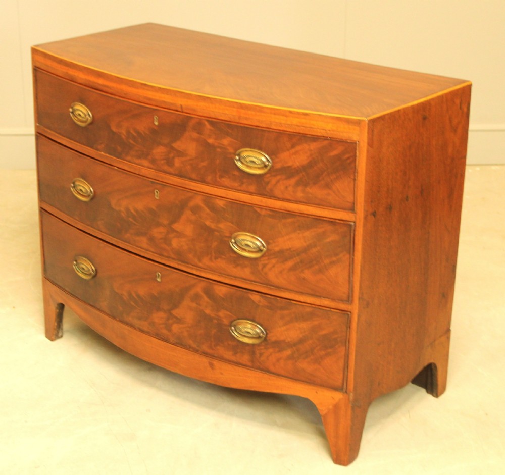 Antique mahogany Georgian chest of drawers View VI