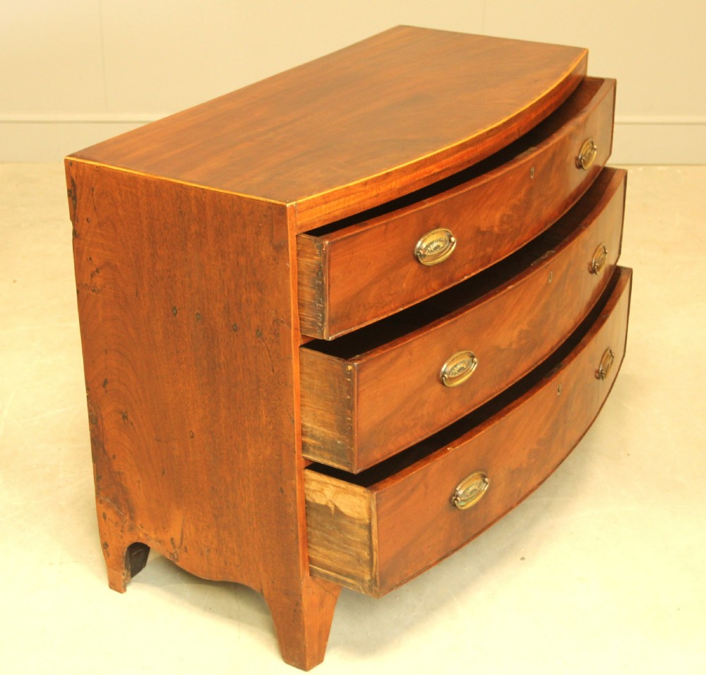 Antique mahogany Georgian chest of drawers View VII