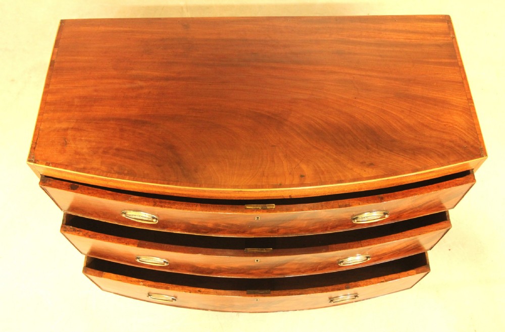 Antique mahogany Georgian chest of drawers View VIII